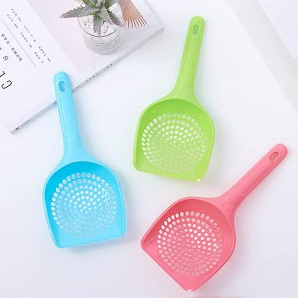 XTYPE Plastic Cat Litter Scoop Pet Care Sand Waste Scooper Shovel Hollow Cleaning Tool Hollow Style Lightweight Durable Easy to Clean Cat Litter Shovel (Color : Dark Brown)7