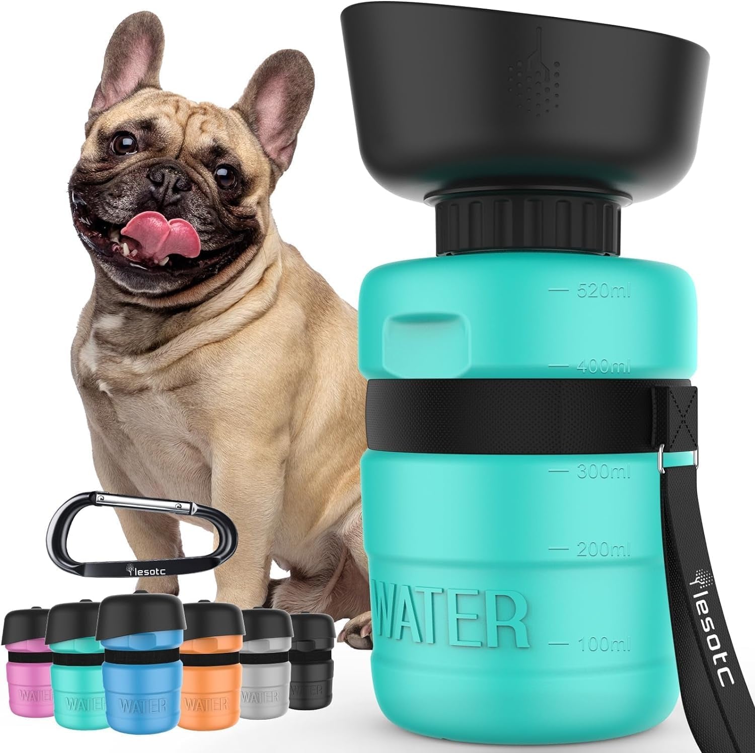 lesotc-dog-water-bottle-portable-water-dispenser-with-travel-water-bowl-leak-proof-pet-travel-squeeze-bottle-puppy-essentials-dog-stuff-accessories-for-outdoor-walking-hiking-camping