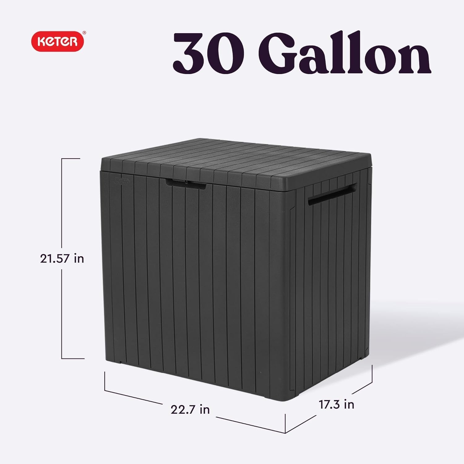 keter-city-30-gal-outdoor-storage-box-and-patio-side-table-grey-resin-compact-weatherproof-lockable-easy-assembly-organization-pool-accessories-storage