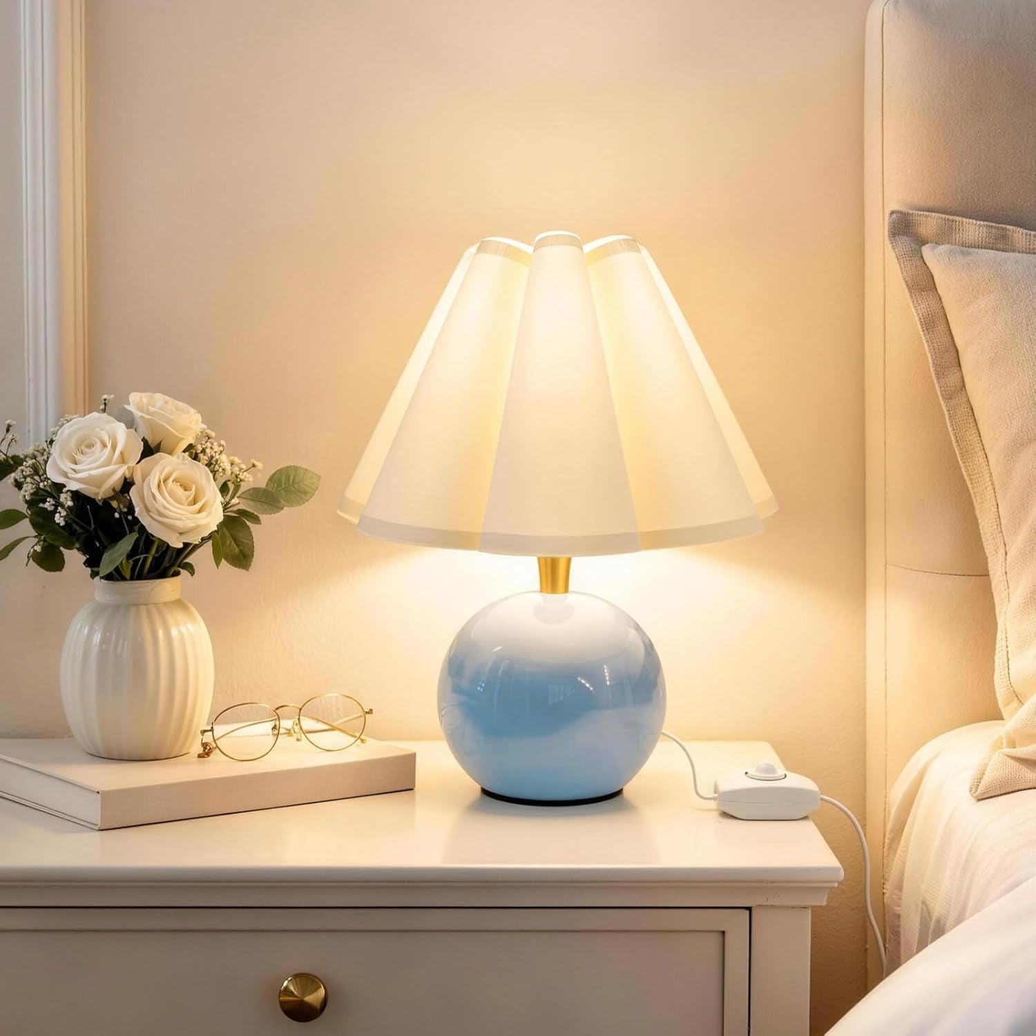 small-bedside-table-lamp-11-8-ceramic-stepless-dimmable-lamp-blue-with-scalloped-fabric-shade-for-nightstand-living-room-perfect-for-quiet-nights-to-create-a-cozy-relaxing-atmosphere