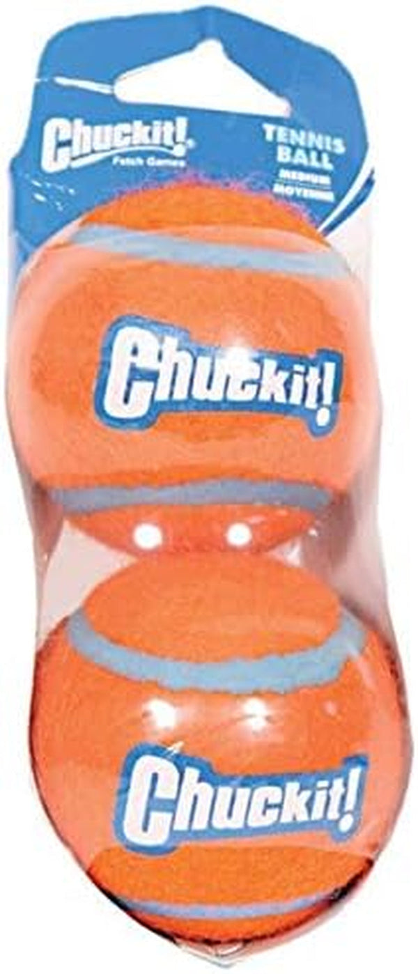 Chuckit! Dog Tennis Ball Dog Toy, Large (3 Inch Diameter) for Dogs 60-100 Lbs, Pack of 24