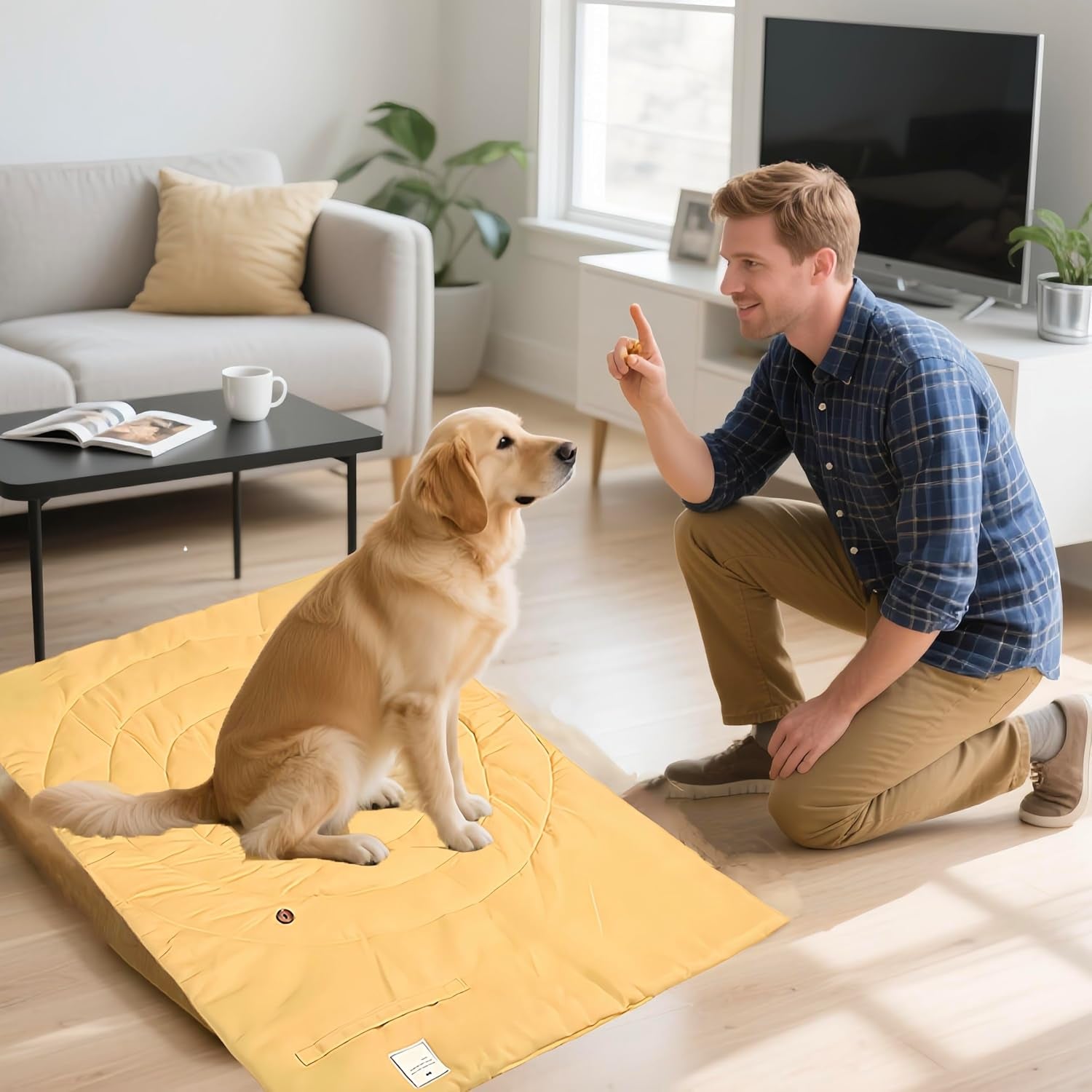 travel-dog-bed-camping-dog-bed-37-4x25-6-waterproof-outdoor-dog-mat-portable-place-mat-for-dogs-with-handle-machine-washable-easy-clean-for-outdoor-adventures-green-medium