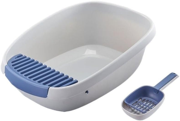 Pet Supplies, Enclosed Cat Litter Box for Large Cats, High Sided XL with Scoop(Green,Medium)9