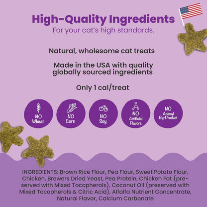 Catstages by Nina Ottosson Purrfect Bitez Natural Crunchy Cat Treats for Puzzles, Toys, Feeders, & Training, Usa-Made, Real Chicken Flavor, 4Oz3