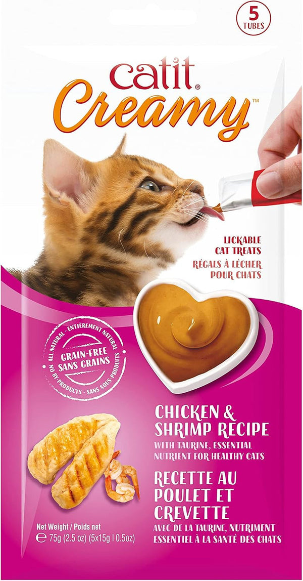 Catit Creamy Lickable Cat Treat – Hydrating and Healthy Treat for Cats of All Ages - Assortment, 72-Pack26