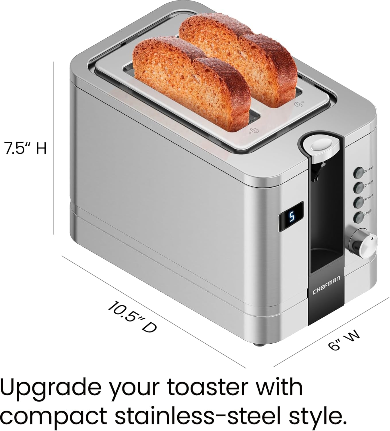 2-slice-digital-toaster-pop-up-stainless-steel-extra-wide-slots-for-bagels-defrost-reheat-cancel-functions-removable-crumb-tray
