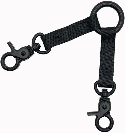 Double Clip Dog Leash for Two Dogs,Double Headed Hook Pet Safety 2 Way Coupler with Nickel Plated Swivel Clip1