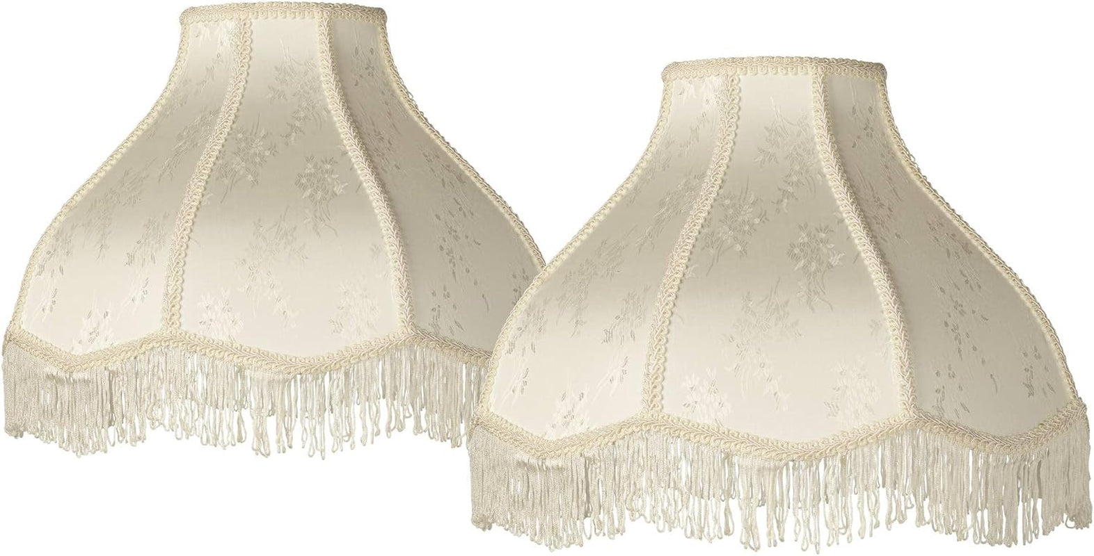 large-cream-scallop-dome-lamp-shades-6x17x12x11-spider-set-of-2-6-top-x-17-bottom-x-11-high-replacement-for-table-floor-lamps-hardback-shade-pre-assembled-floral-harp-finial