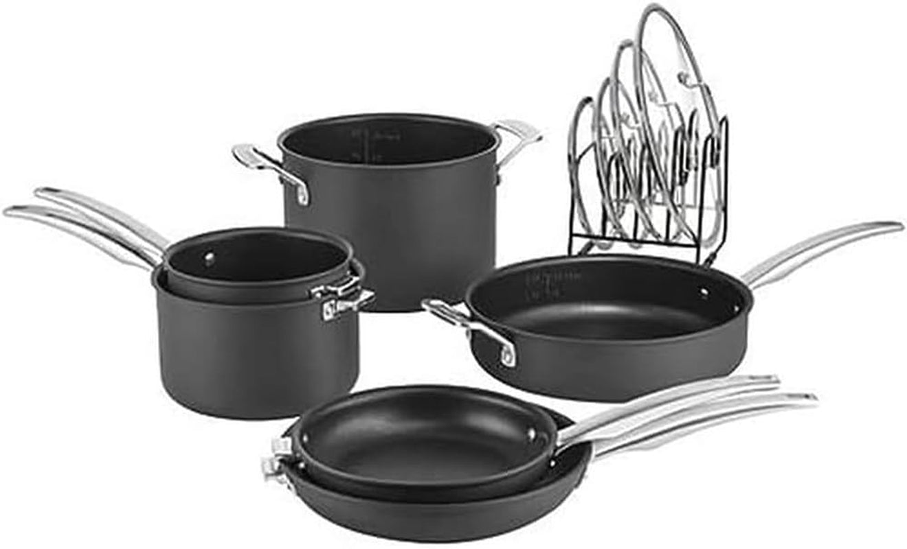 n61-11-nonstick-hard-anodized-nesting-cookware-set-11-piece-black