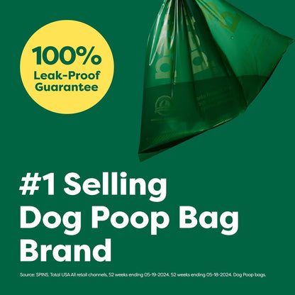 Earth Rated Dog Poop Bags on Refill Rolls, 315 Bags, Unscented | Guaranteed Leak Proof and Extra Thick Waste Bag Refill Rolls2