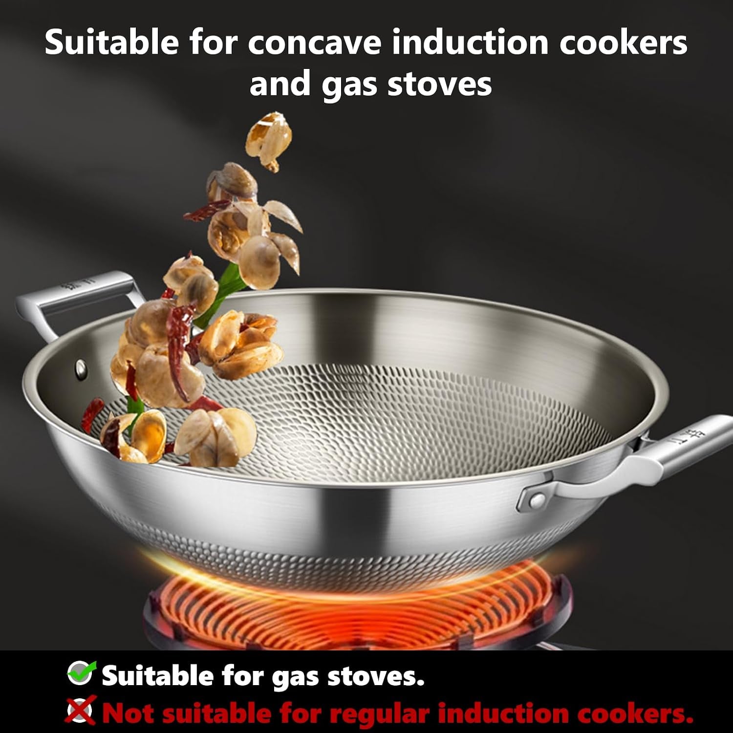 titanium-wok-titanium-pans-for-cooking-hammered-pan-pro-cookware-round-bottom-double-handles-pfas-pfoa-ptfe-free-non-stick-ultra-durable-scratch-resistant-even-heating-with-lid-17-72in