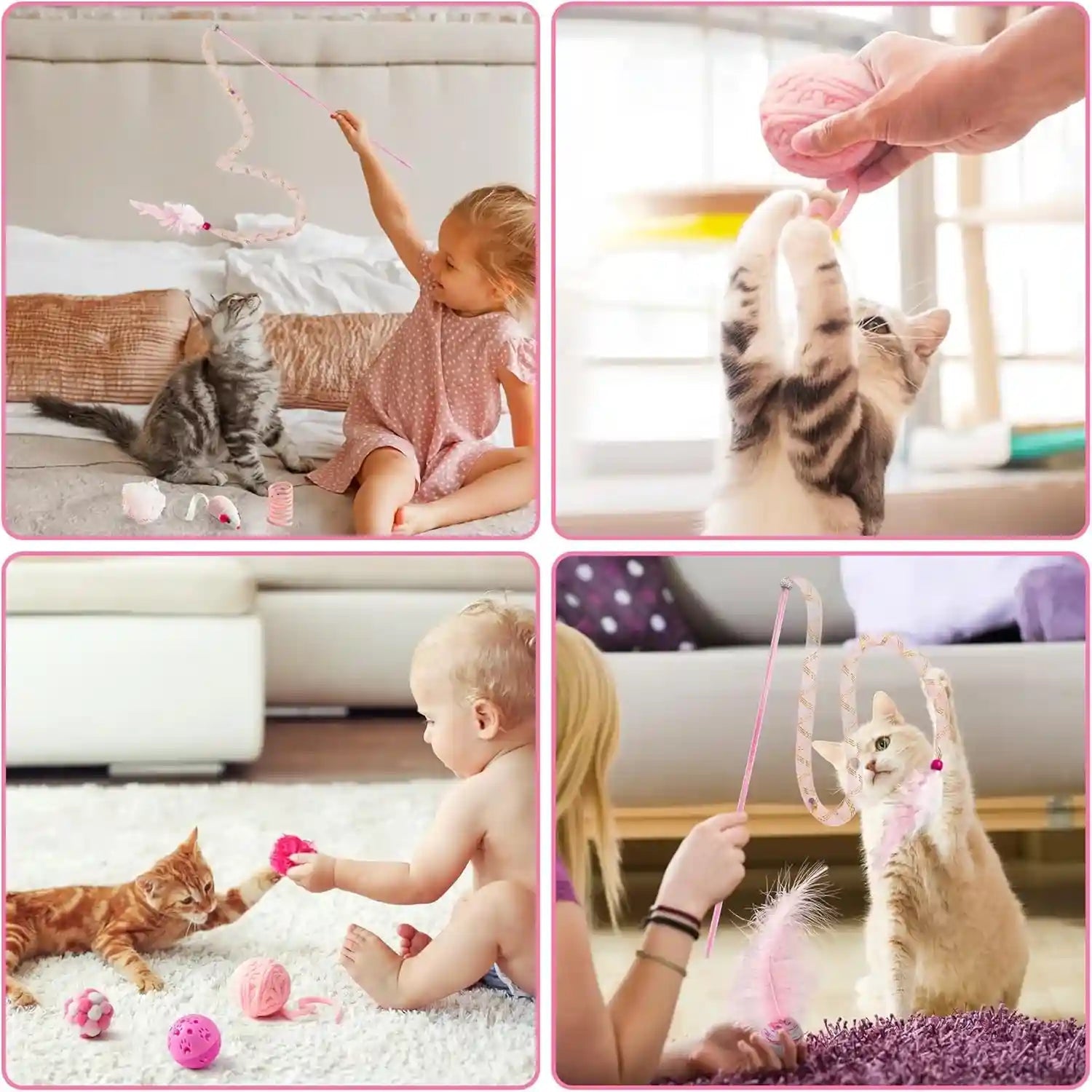 mallmall6-10pcs-cat-toy-set-interactive-cat-toys-pack-including-feather-teaser-wand-cat-springs-mice-crinkle-balls-and-pet-bell-balls-puzzle-toys-for-indoor-cats-gift-pink