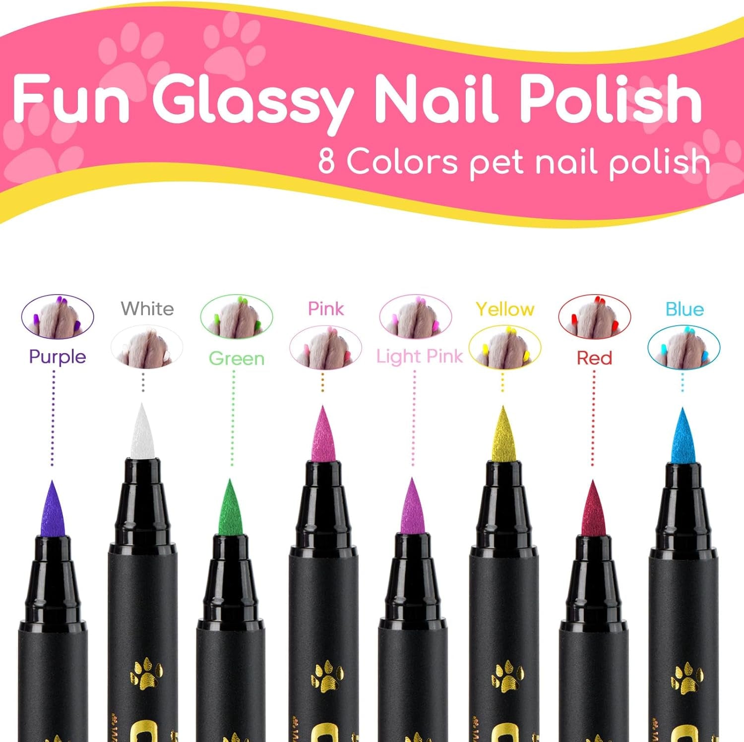 olingyou-dog-nail-polish-dog-nail-polish-pens-quick-dry-8-colors-pet-nail-polish-set-for-dogs-diy-dogs-puppy-nails-dog-safe-nail-polish-non-toxic-odorless-easy-to-apply