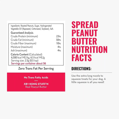 KONG Stuff'N - Paste for Stuffing Dog Treats - Healthy with Natural Ingredients - Creamy Dog Treat in Tube - Peanut Butter (5 Oz) & Sweet Potato (5 Oz)5
