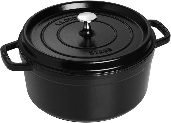 STAUB round Dutch Oven 4-Quart Matte Black1