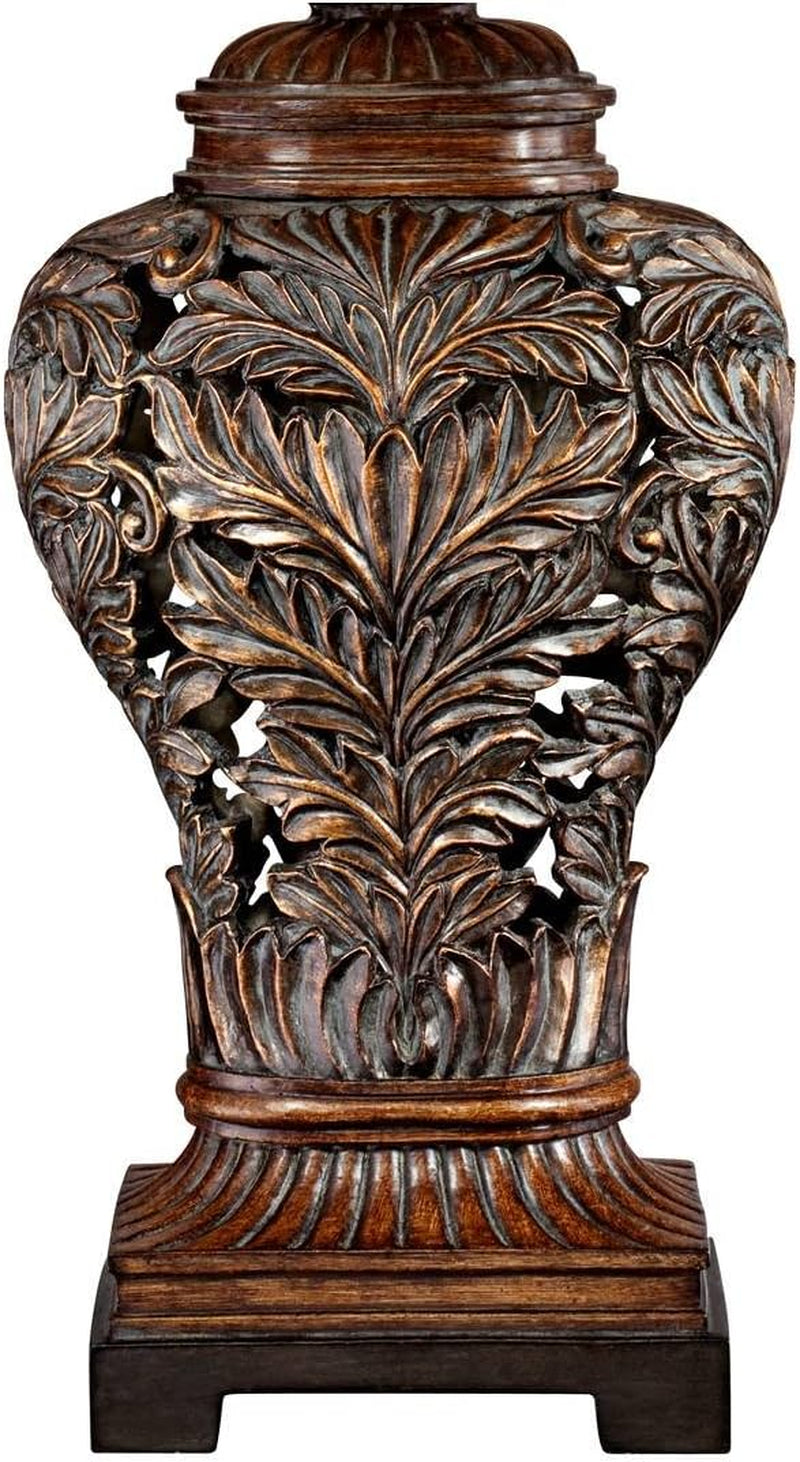 leafwork-32-1-2-table-lamp-large-bronze-brown-vase-cottage-rectangular-shade-traditional-wood-living-room-bedroom-bedside-nightstand-house-office-home-family-tan-end