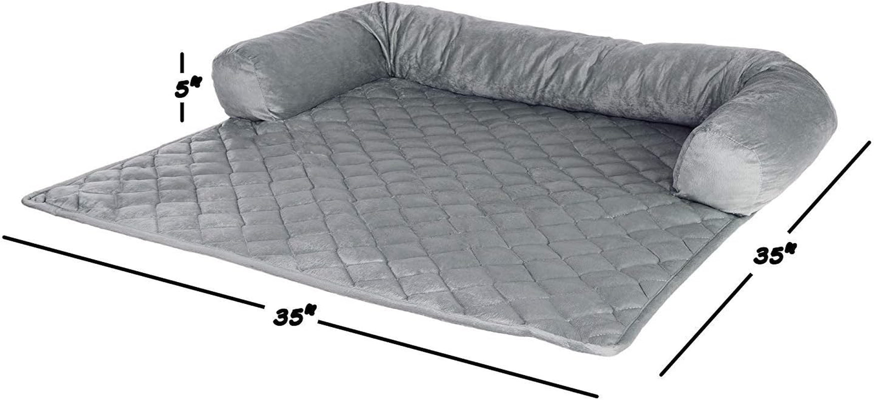 couch-cover-for-dogs-35x35-pet-furniture-protector-with-memory-foam-neck-bolster-quilted-fabric-and-water-resistant-base-layer-by-petmaker-gray