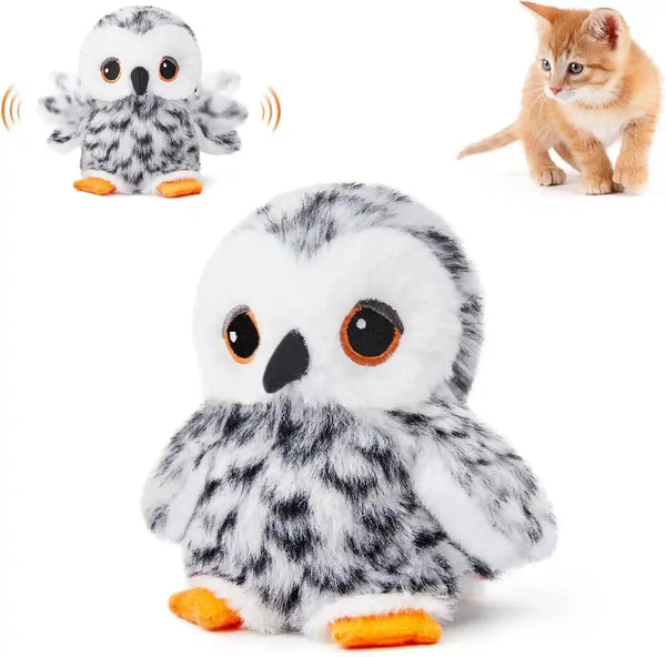 Potaroma Cat Toys Flapping Bird (No Flying), Lifelike Sandpiper Chirp Tweet, Rechargeable Touch Activated Kitten Toy Interactive Cat Exercise Toys for All Breeds Cat Kicker Catnip Toys 4.0" | Lifelike Sandpiper Chirp, Touch Activated, Rechargeable Kitten Kitty Exercise Catnip Kicker for All Breeds 4.0 Inches9