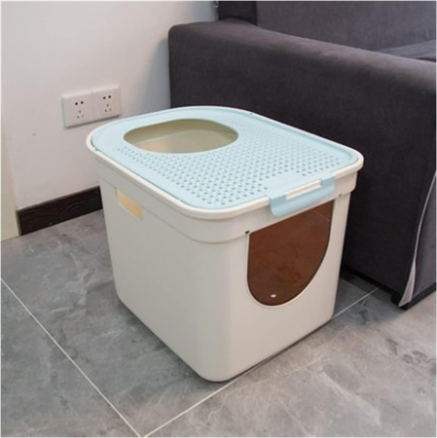 dog-potty-training-toilet-top-entry-removable-cat-litter-box-large-bump-falling-sand-pedal-enclosed-potty-anti-splashing-toilet-easy-to-cleanb
