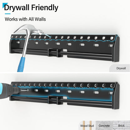 No Drill No Stud TV Wall Mount for 26-65 Inch TV up to 154 Lbs | Non Damage Wall, Drywall TV Mount, Studless TV Mount, Max VESA 400X400Mm, Easy Install Low Profile Wall Mount TV Bracket3