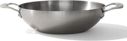 Made in Cookware - 10" Stainless Steel Kadai Pan - 5 Ply Stainless Clad - Professional Cookware - Induction Compatible1