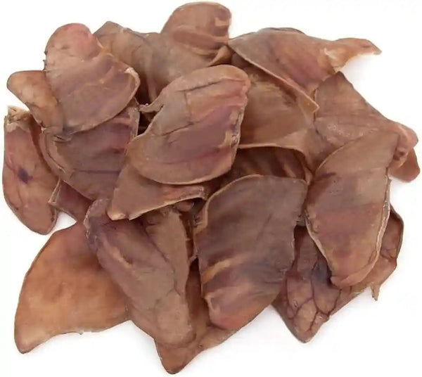 Best Pet Supplies Gigabite Whole Pig Ears for Dogs - 25 Count | Single Ingredient, All Natural Pig Ears, Supports Dental Health, Perfect for Training, Slow Roasted Chews1