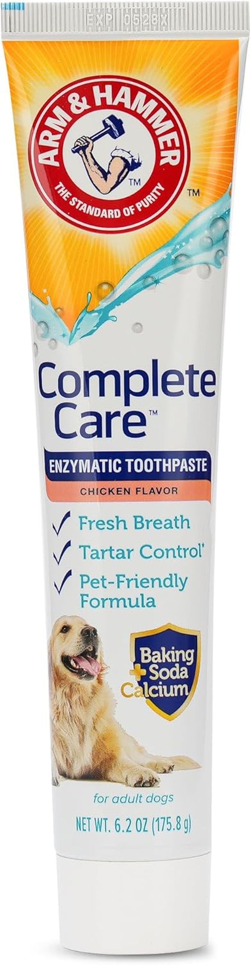 arm-hammer-complete-care-enzymatic-dog-toothpaste-chicken-6-2-oz-fluoride-free-formula-with-baking-soda-and-calcium-fights-plaque-and-tartar-freshens-breath-value-size