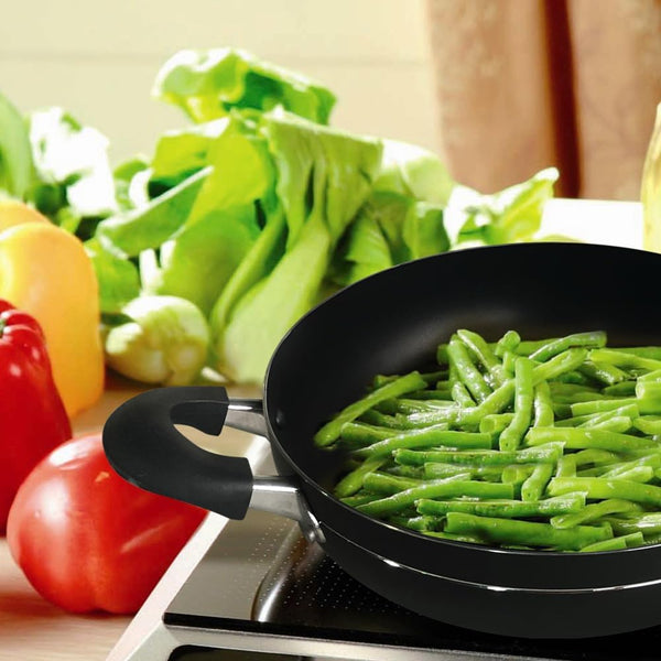 Wok, Stir-Fry Pan, 12-Inch Aluminum Non-Stick Wok, Stay Cool Double Handle Pan, Dishwasher Safe, Oven Safe Pan.7