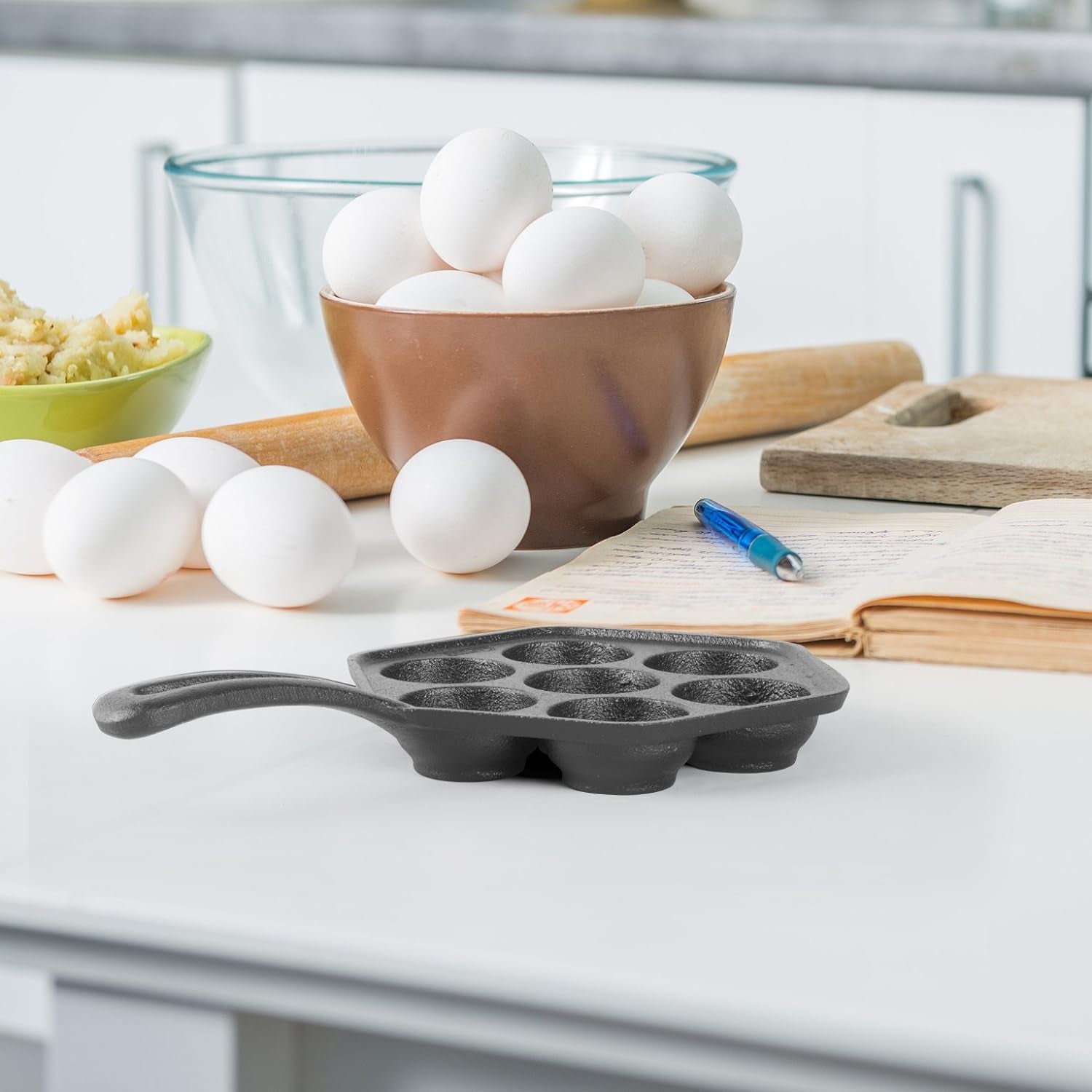danish-aebleskiver-pan-pre-seasoned-cast-iron-chci4105-seven-sections-for-mini-puffs-and-pancake-balls-works-on-all-cooktops-including-induction-outdoor-cookware-for-grills