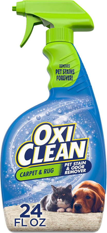 Oxiclean Carpet and Rug Cleaner, Pet Stain and Odor Remover Spray, 24 Fl Oz (Pack of 3)2