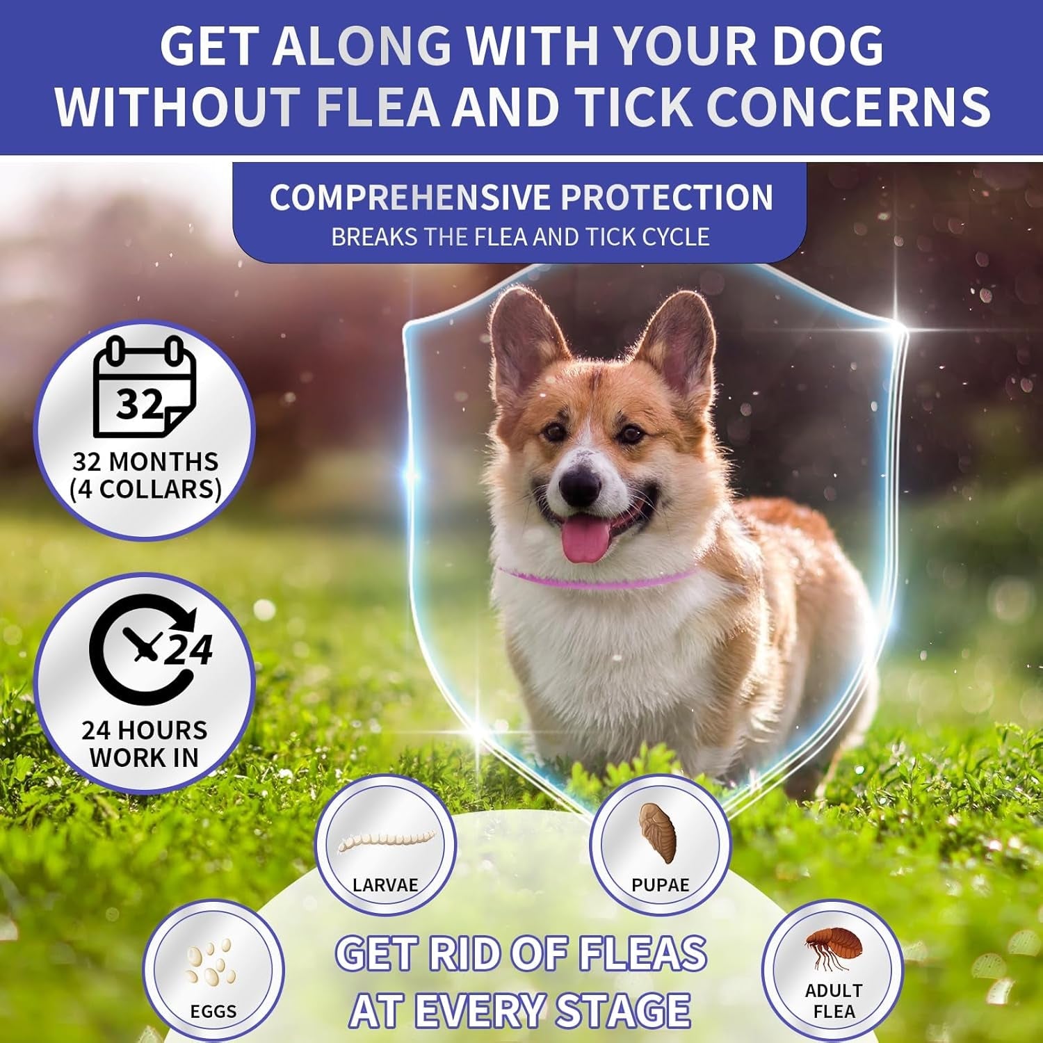 yotango-flea-collar-for-dogs-dog-flea-and-tick-collar-4-pack-32-months-waterproof-adjustable-and-lightweight-for-dogs-and-puppies-four-collars-offer-32-months-and-start-within-24-hours