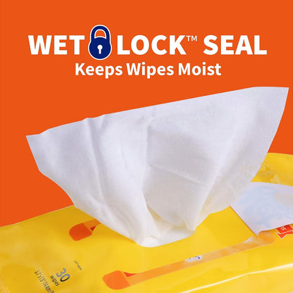Wet Ones for Pets Paw and Tushie Dog Wipes, Tropical Splash, 30 Count | Chamomile-Infused Wipes, Wet-Lock Seal, Tropical Splash Scent, Paws and Butt Cleanup3