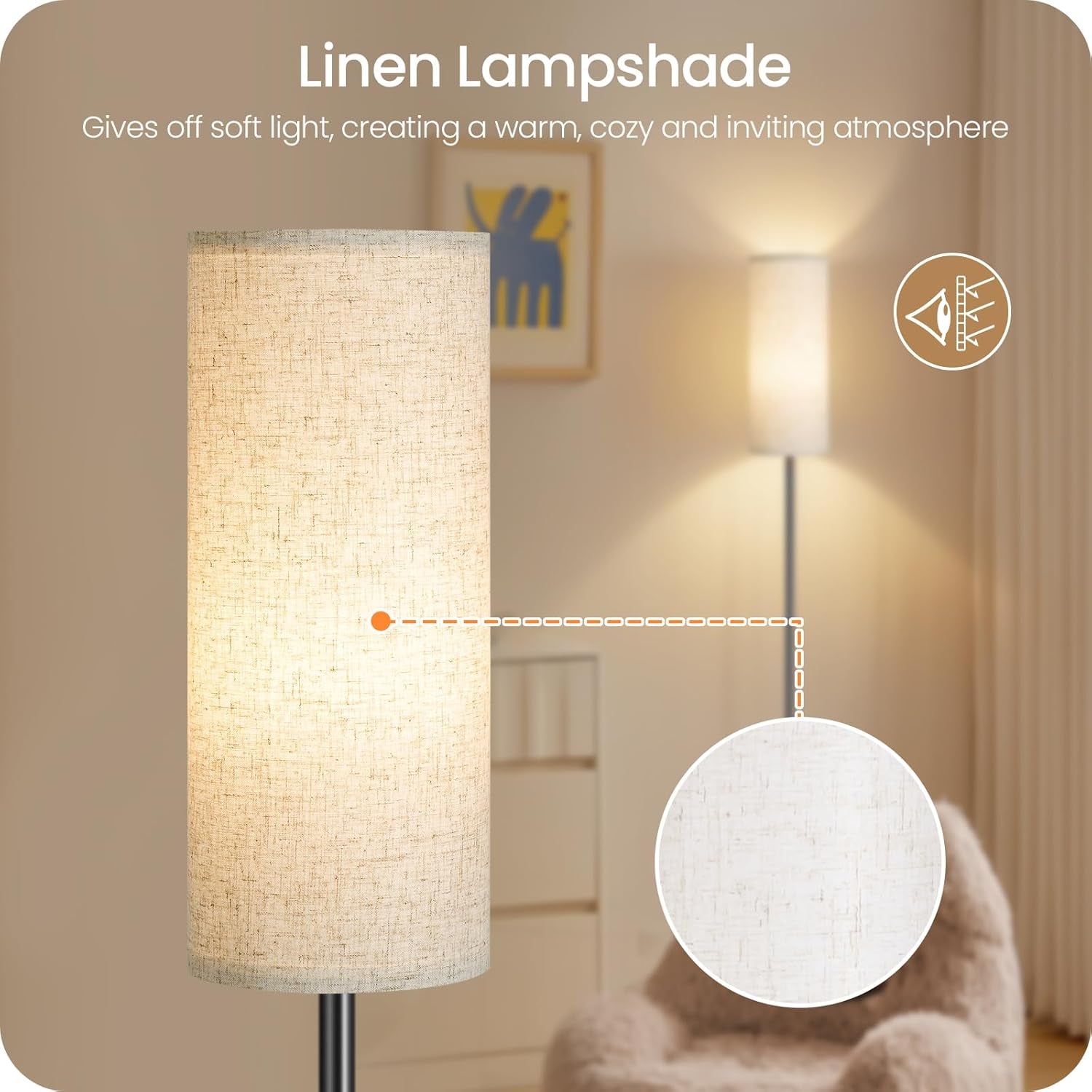 64-4-slim-floor-lamp-for-living-room-with-magnetic-remote-and-foot-switch-dimmable-standing-tall-lamp-mood-for-bedroom-nursery-3-color-temperatures-1-hour-timer-900lm-bulb-included-beige-e06ld05w1