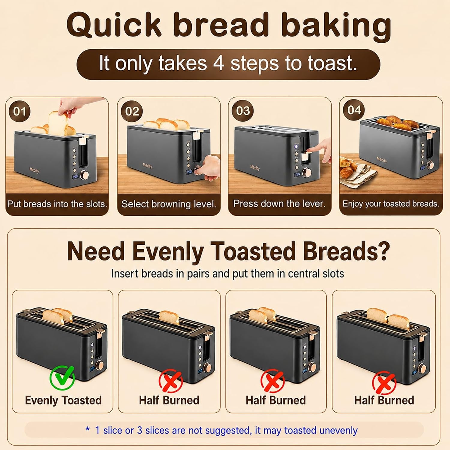 4-slice-toaster-long-slot-toaster-with-warming-rack-timer-bagel-defrost-reheat-functions-crumb-tray-6-browning-settings-extra-wide-long-slots-stainless-steel-1300w-grey