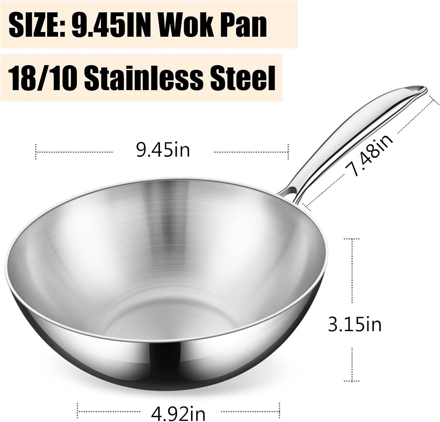 5-ply-clad-stainless-steel-wok-pan-with-lid-steamer-no-coating-non-stick-flat-bottom-wok-even-heating-frying-pans-compatible-with-all-cooktops-no-lid-9-45in