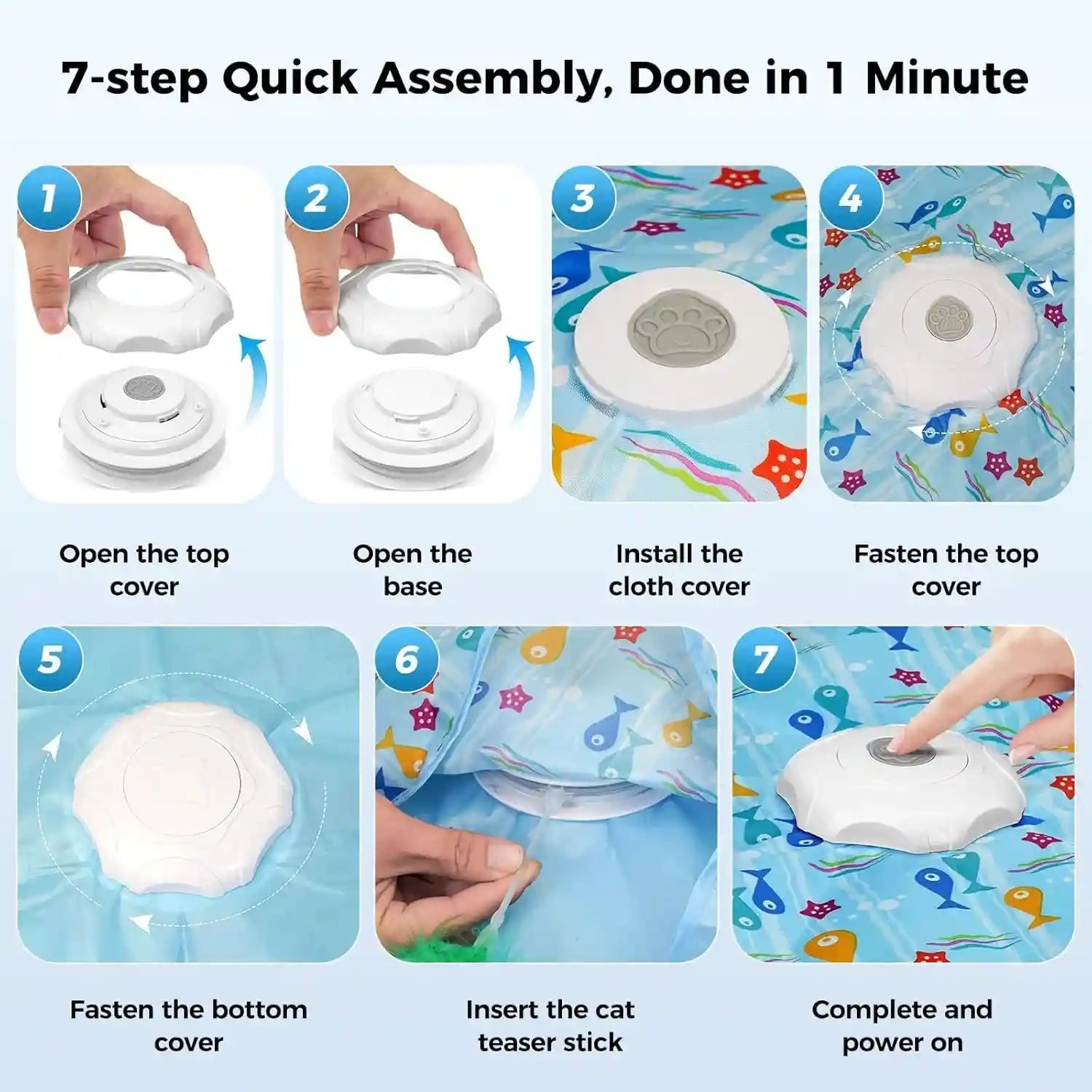 duckart-interactive-cat-toy-hide-and-seek-automatic-cat-toy-with-birdcall-rechargeable-3-speeds-auto-sleep-wake-mode-kitten-toys-safe-abs-material-cat-toys-for-bored-indoor-adult-cats