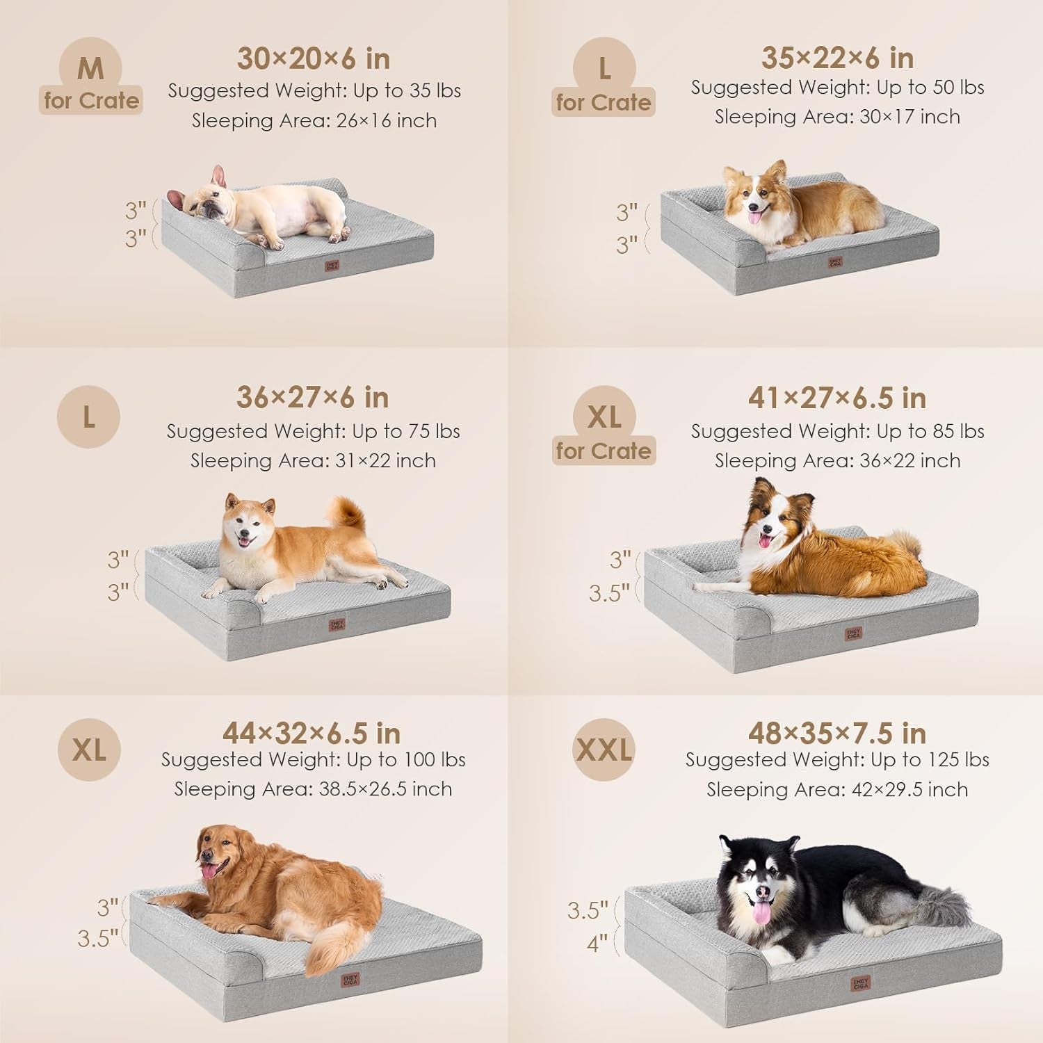 eheyciga-orthopedic-dog-bed-medium-size-dogs-memory-foam-dog-bed-with-washable-removable-cover-waterproof-pet-sofa-couch-for-crate-with-nonskid-bottom-30x20x6-grey