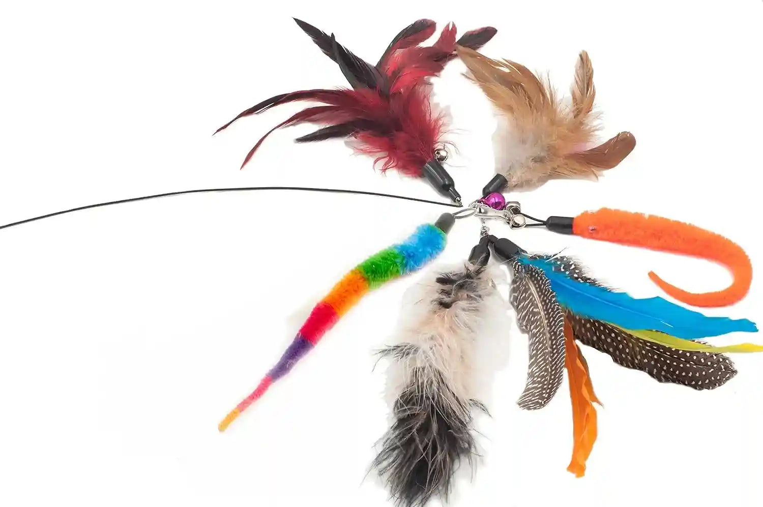 fashions-talk-feather-wire-wands-kitten-toys-worm-teaser-wand-cat-toy-with-replacement-pack