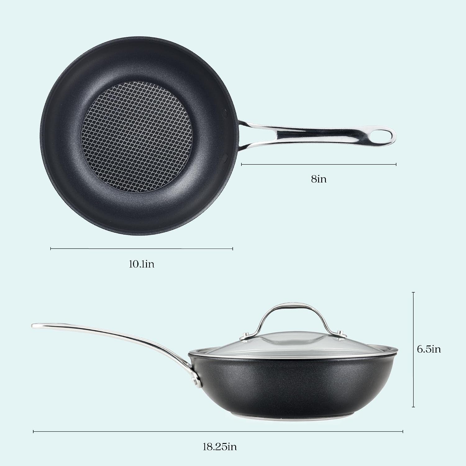 x-seartech-aluminum-nonstick-cookware-stir-fry-wok-with-lid-10-inch-super-dark-gray