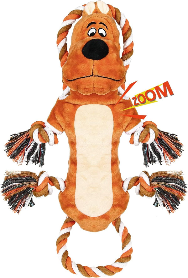 Tough Indestructible Dog Toys for Aggressive Chewers, Durable Dog Chew Toys for Large Breeds with Cotton Material & Crinkle Paper, Aggressive Chew Toys for Dogs7