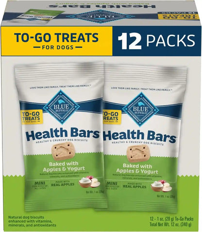 Blue Buffalo Health Bars Pumpkin & Cinnamon Crunchy Dog Biscuits, Oven-Baked with Pumpkin & Natural Ingredients, Healthy Dog Treats with No Artificial Flavors or Preservatives, 16 Oz.24