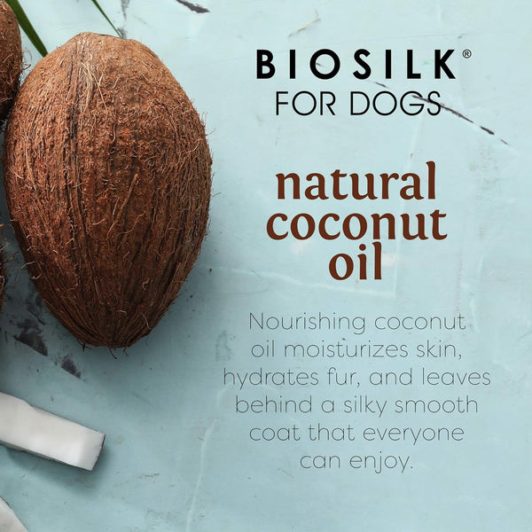 Biosilk Silk Therapy Conditioning Detangling Spray for Dogs with Natural Coconut Oil, Leave-In Detangler and Conditioner, Dematting Grooming Spray, Sulfate Free, 7 Fl Oz | Coconut Oil Formula, Leave-In Detangler, Sulfate-Free, Smooths and Conditions Coat3