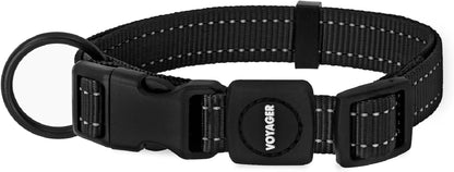 Best Pet Supplies Voyager Reflective Dog Leash or Collar with Neoprene Handle, for Small, Medium, and Large Breed Puppies, Cute and Heavy Duty for Walking, Running and Training - Royal Blue, S10