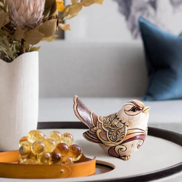 Bird Figurines for Home Decor,Bird Statue Sculpture for Shelf Decor Accents,Boho Bird Decorations for Table Office Living Room Bedroom,Retro Animal Statues Decorative Bird Gifts for Bird Lovers Women7