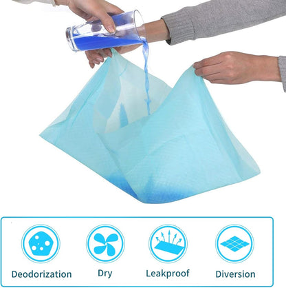 Rabbit Pee Pads Bunny Toilet/Potty Training Pad Super Absorbent Cage Liner | Squirrel Guinea Pig Hedgehog Hamster Chinchilla Puppy Incontinence Underpads Ultra Absorbent & Quick-Dry, 13"X18" 20 Pcs4