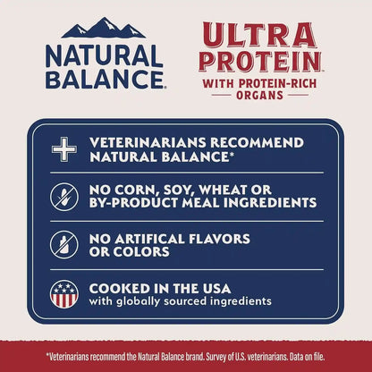 Natural Balance Ultra Protein Dry Cat Food, Real Salmon & Chicken Meal Recipe with Chicken Liver & Chicken Hearts - 10 Lbs.7