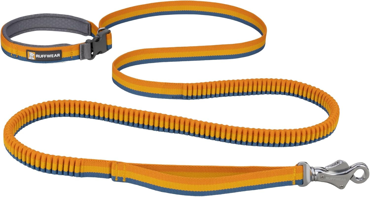 ruffwear-roamer-bungee-dog-leash-for-running-biking-or-hiking-can-be-used-hand-held-or-hands-free-river-rock-green-5-5-7