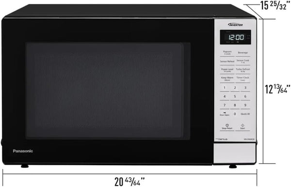 Panasonic 1.2 Cu. Ft. Inverter Microwave 1250W - NN-SN68QB9