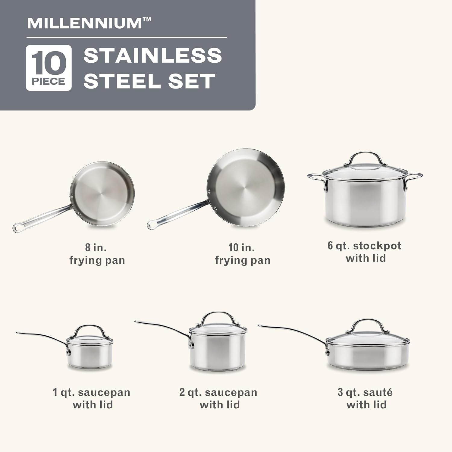 millennium-stainless-steel-pots-and-pans-with-lids-induction-ready-compatible-with-all-cooktops-metal-utensil-safe-10-piece-cookware-set-dishwasher-safe-stainless-steel