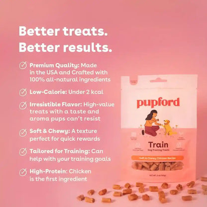 Pupford Soft & Chewy Training Treats for Dogs & Puppies (Chicken, 5 Oz)2